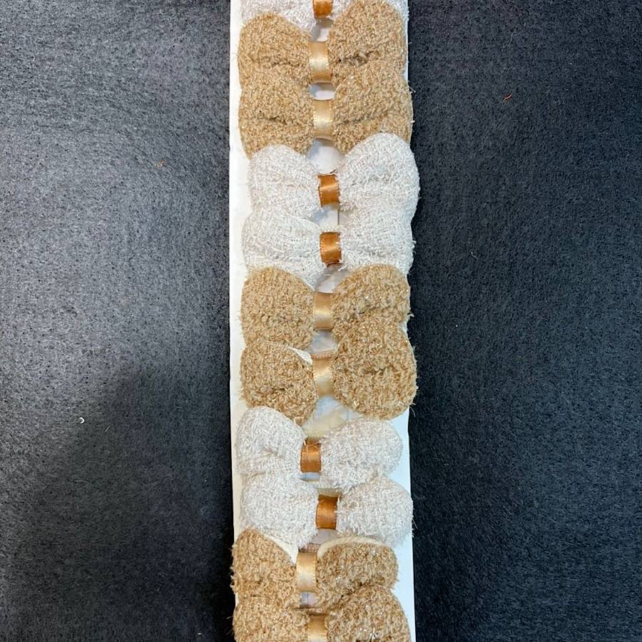 کش مو دخترانه مدل پاپیون بسته دو عددی