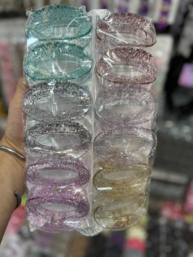 کلیپس مو طرح تخم مرغی مدل اکلیلی بزرگ ۱۲ عددی